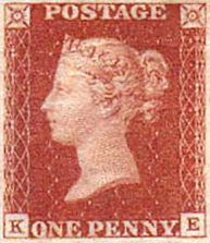 Penny Red stamp