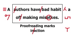 Proofreading in action